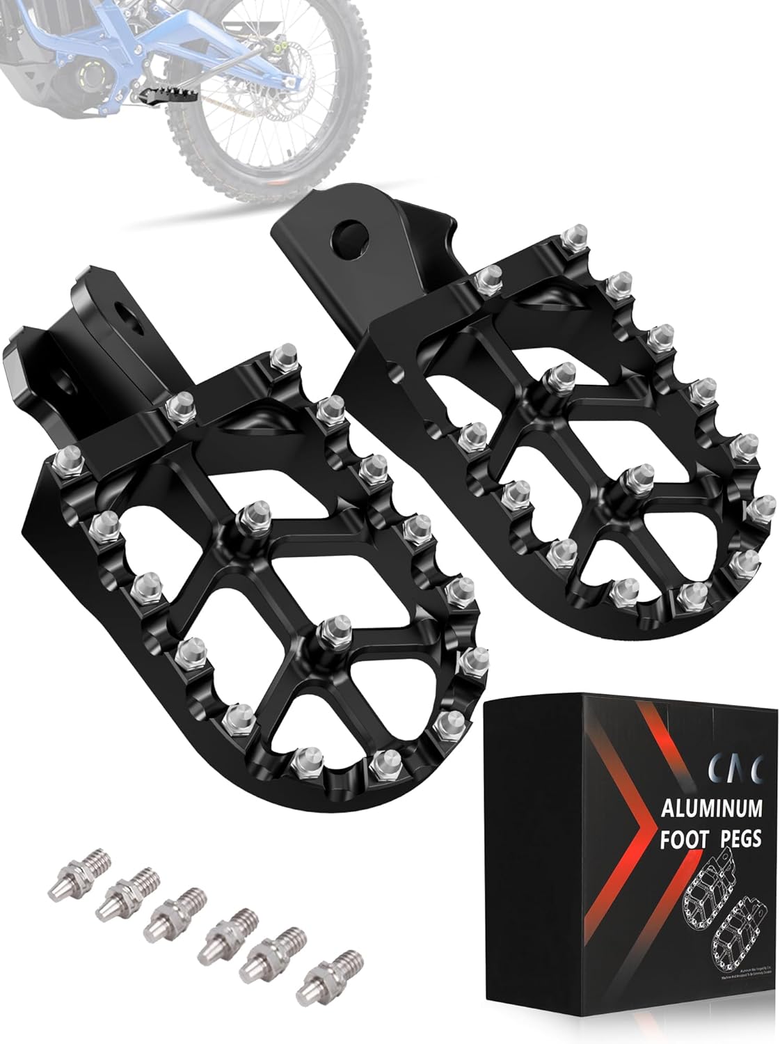 Metal cnc pegs for mototecs