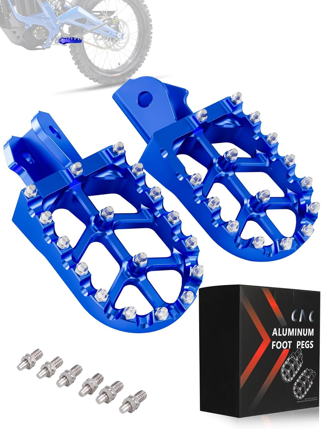 Metal cnc pegs for mototecs