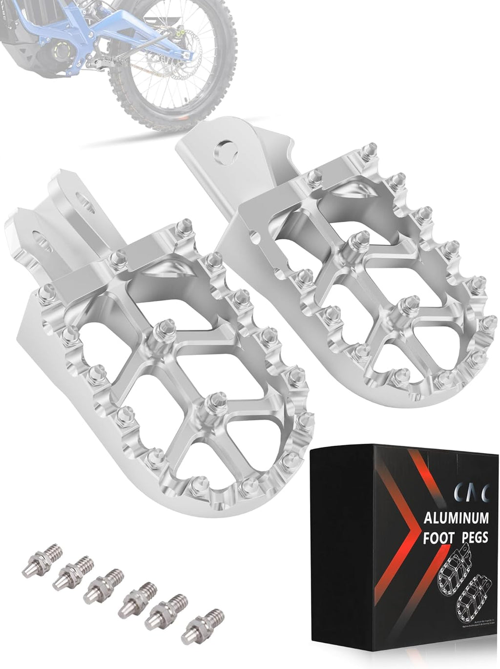 Metal cnc pegs for mototecs