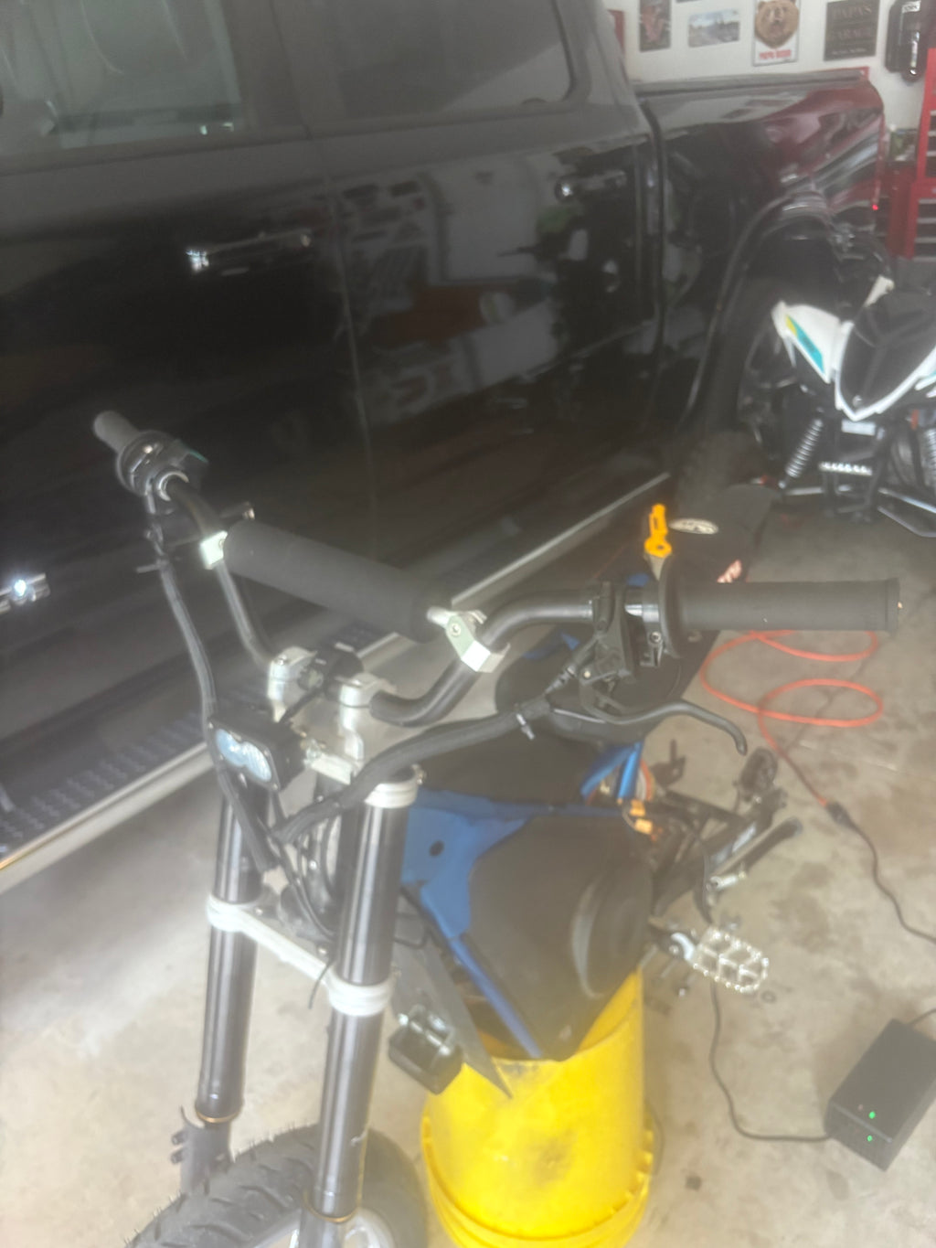 Pit bike style high bars!