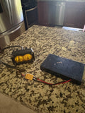 Battery powered baja light metal