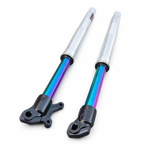 Adjustable tuttio/mototec/yozma/razor pro spec/heybike villain plug and play adjustable forks